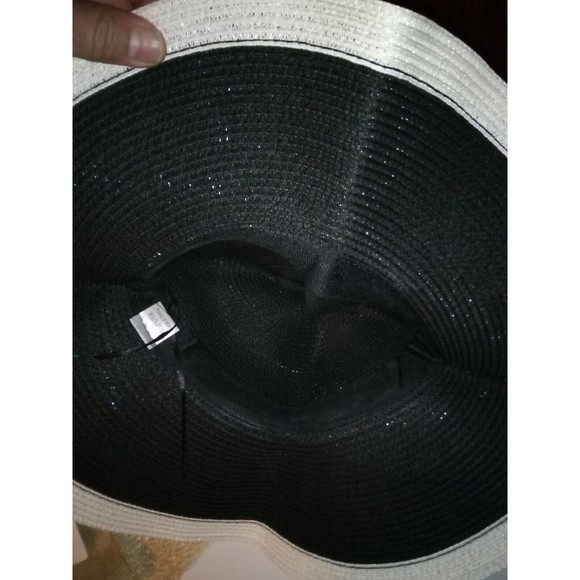 3 woman's wide brim summer sun hats.white,black,tan - Picture 13 of 16